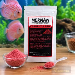 Yellow Tail Carophyll Pink Astaxanthin fish color enhancer 50g for red, pink and orange aquarium fish
