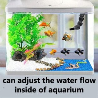 adjust water flow in aquarium by using duck nozzle single way