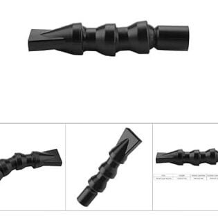 different shapes of duck nozzle singe way