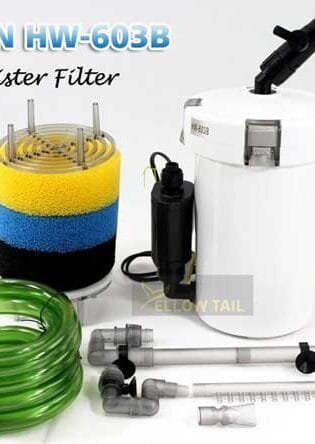 mini canister filter sunsun hw-603b efficient aquarium water filter