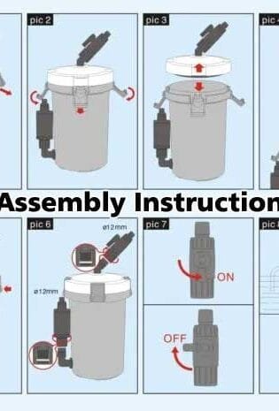 sunsun hw-603b installation guide to use aquarium filter