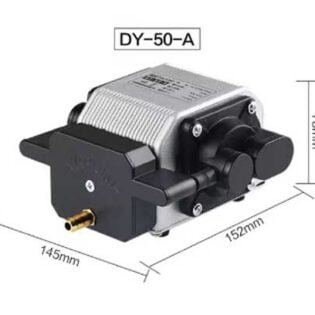 powerful zero noise aquarium air pump sunsun dy-50a dimension