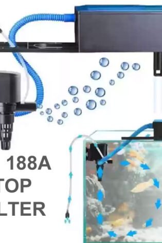 rs-188a aquarium top filter for small fish tank