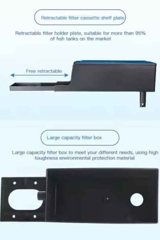 sobo aquarium top filter structure details