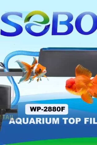 sobo wp-2880f aquarium top filter for big size fish tank goldfish