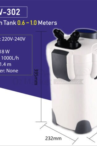 sunsun hw-302 canister filter pump