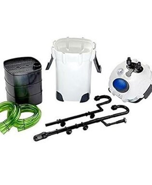 Aquarium canister filter kit with accessories parts