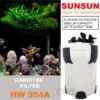 sunsun hw-304a external canister filter for freshwater and marine aquarium