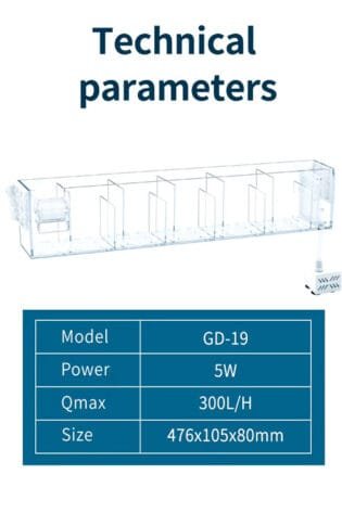 technical-parameter-GD-19-top-aquarium-filter-sump