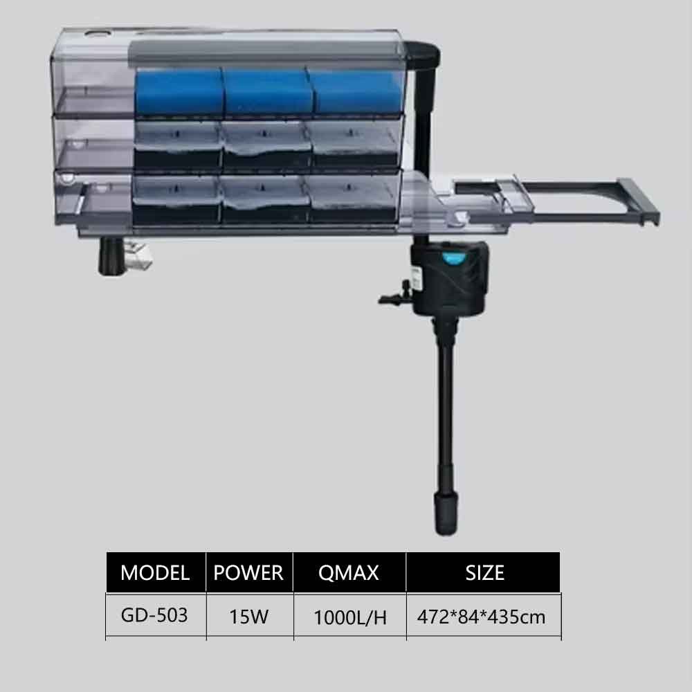 Jeneca GD 503 Aquarium Top Filter for 2.5 Feet Tanks