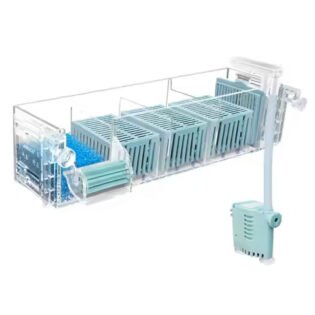 side view of jeneca xgd 17 aquarium top filter 400lph 6w