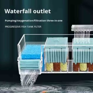 waterfall outlet of jeneca xgd 17 aquarium top filter