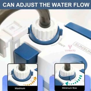 sunsun ybg 400 filter water flow adjustment control feature