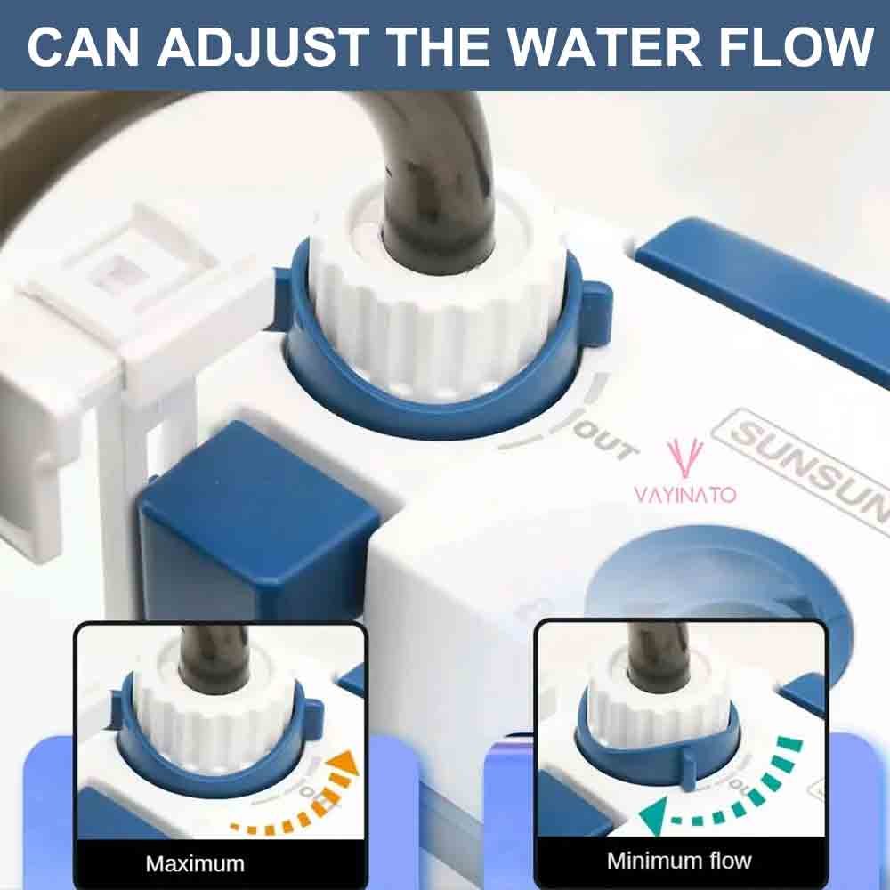 sunsun ybg 400 filter water flow adjustment control feature