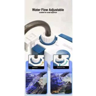 sunsun ybg 600 filter with adjustable water flow control knob