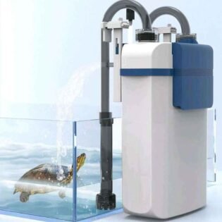 extendable intake pipe of sunsun ybg 600 filter reaching bottom of aquarium