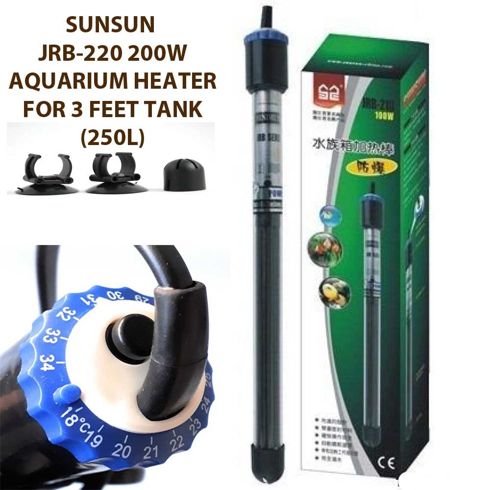 200w submersible aquarium heater for 2.5 to 3 feet tank