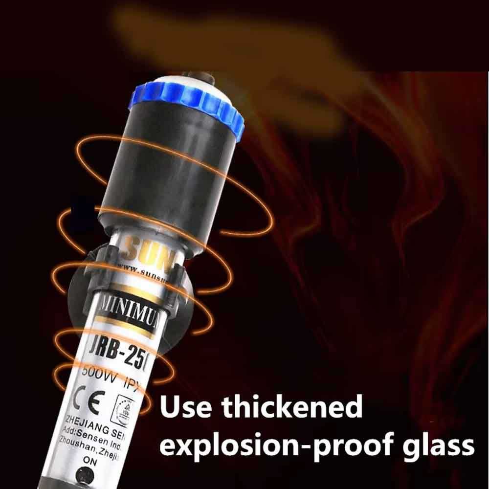 sunsun aquarium heater with explosion proof glass for safety