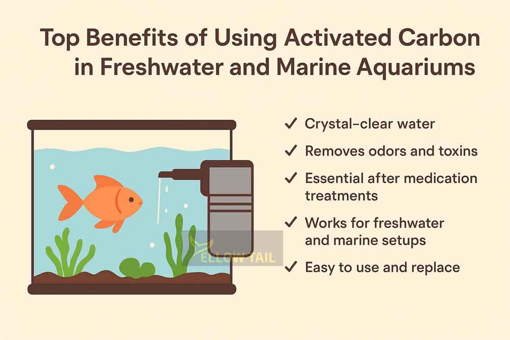 Top Benefits of Using Activated Carbon in Freshwater and Marine Aquariums