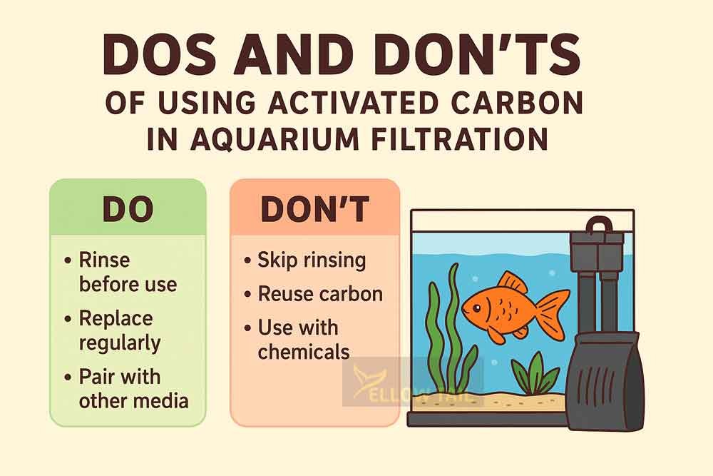 Do’s and Don’ts of Using Activated Carbon in Aquarium Filtration