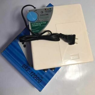hailea uas-12000 ac dc aquarium air pump real product image front view