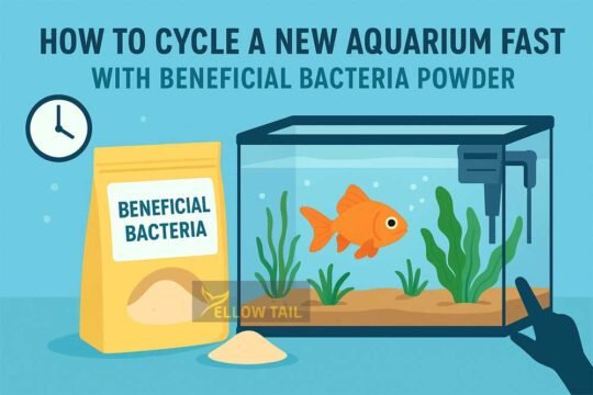 how to cycle a new aquarium fast with beneficial bacteria powder