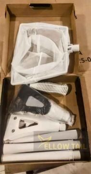 Sunsun AS 103 3 in 1 Aquarium Cleaning Kit Box Contents