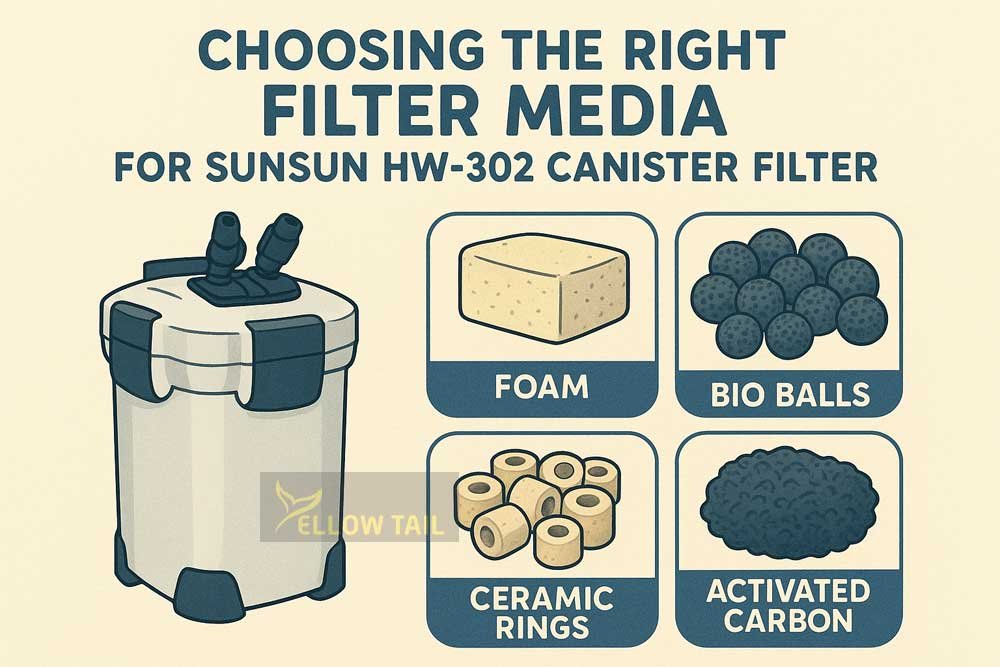 Choosing the Right Filter Media for SunSun HW-302 Canister Filter