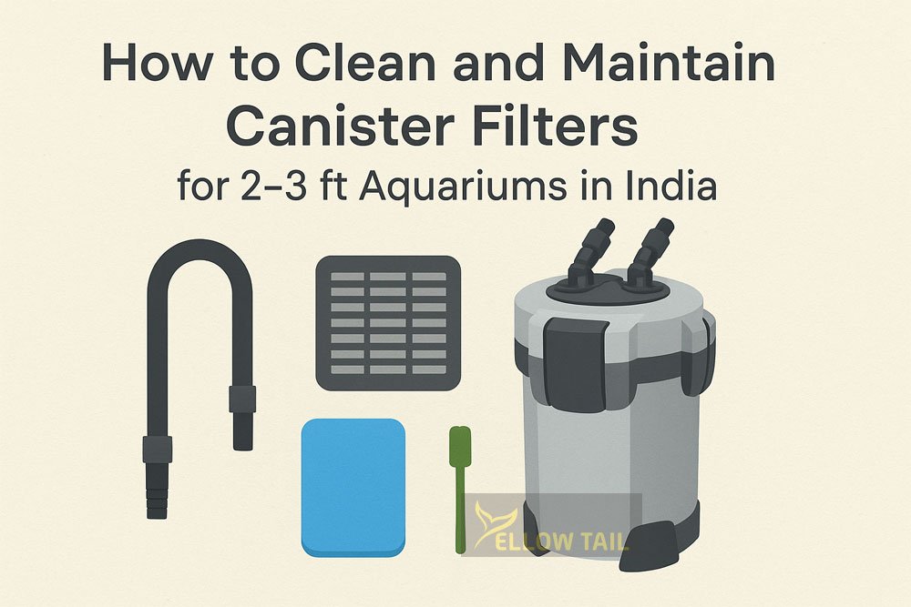 How to Maintain and Clean Canister Filters for 2–3 ft Aquariums in India