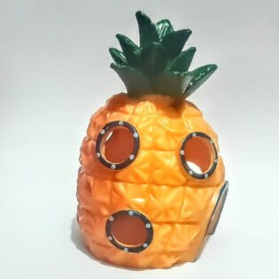 side view pineapple house aquarium decor fish tank ornament hiding spot
